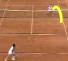 A smart drop shot!